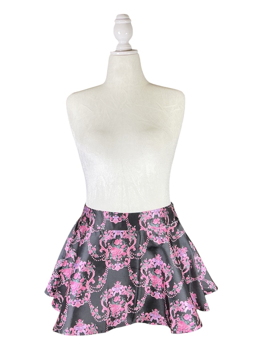 Dolls Kill Sugar Thrillz Coquette Princesscore Regencycore Maximalist Skirt L - Picture 3 of 9